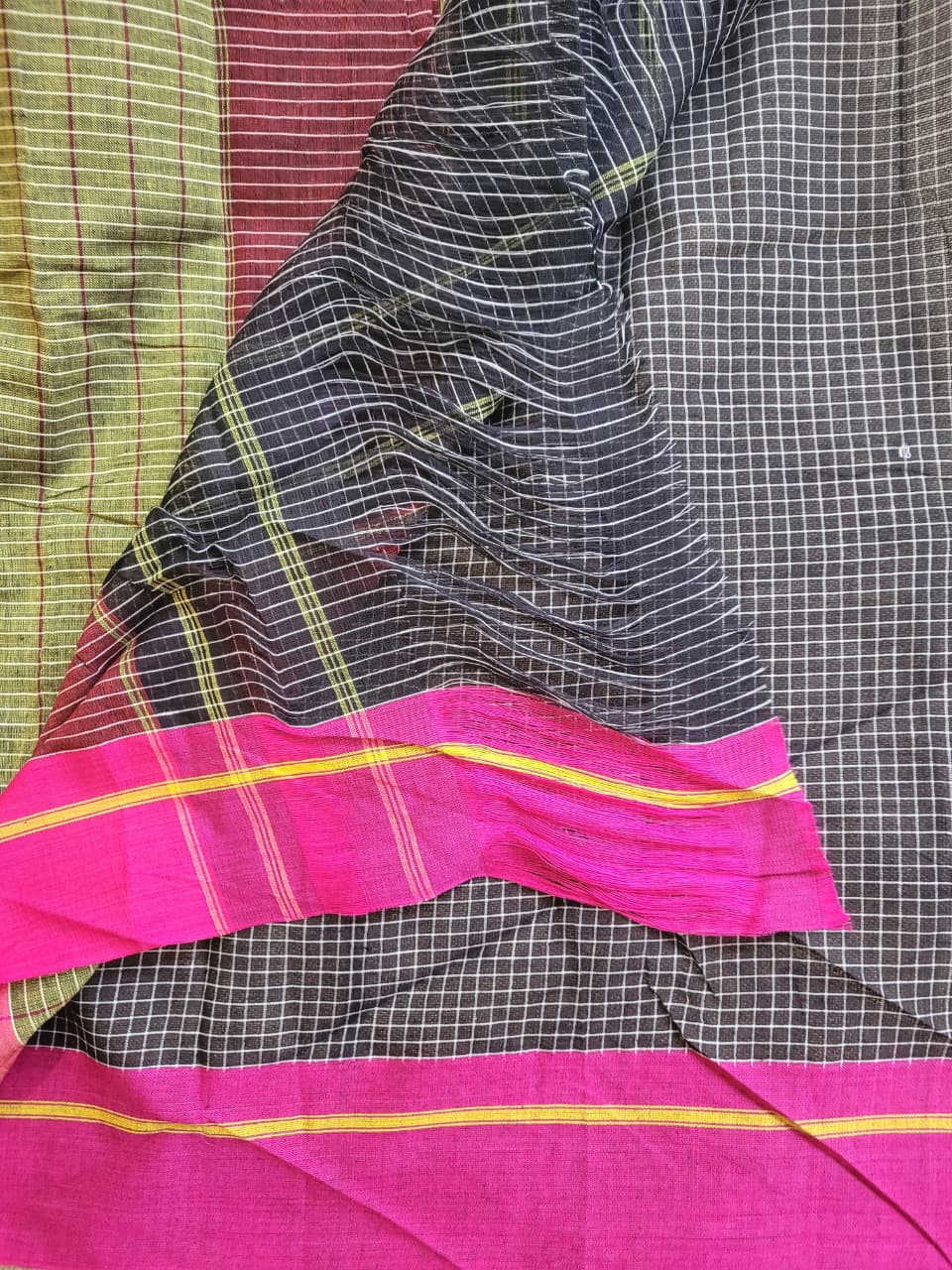 Pink2 Hampa Pattedanchu Saree