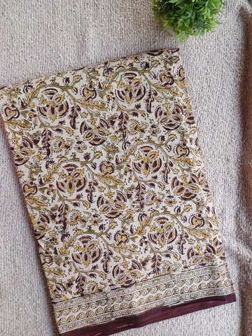 Raha Kalamkari Cotton Saree