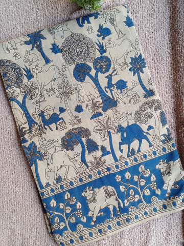 Raha Kalamkari Cotton Saree