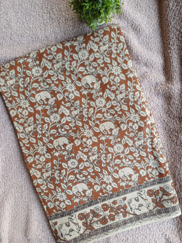 Raha Kalamkari Cotton Saree