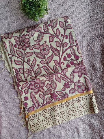 Raha Kalamkari Silk Saree