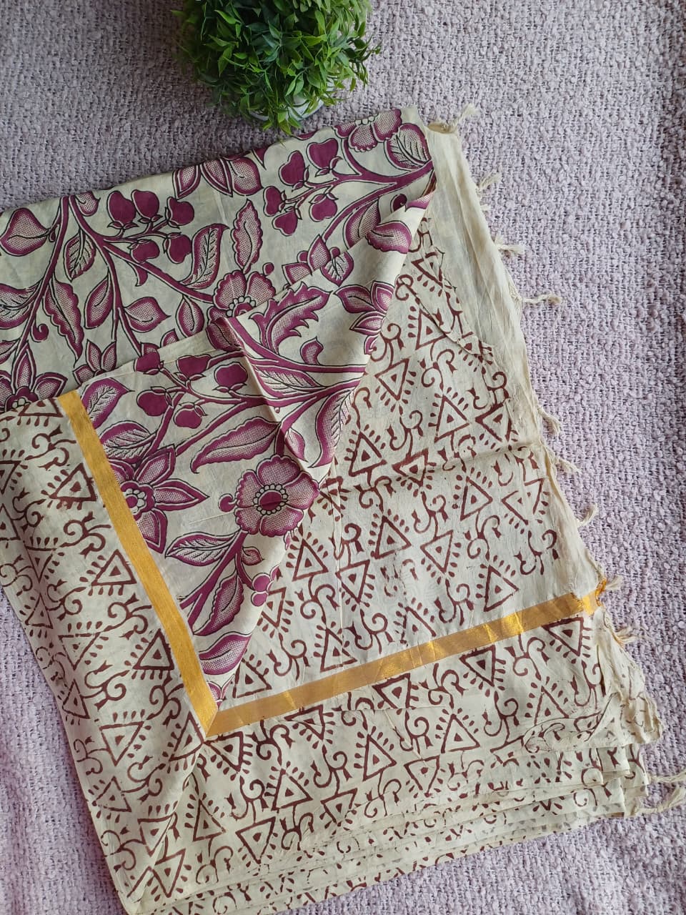 Raha Kalamkari Silk Saree