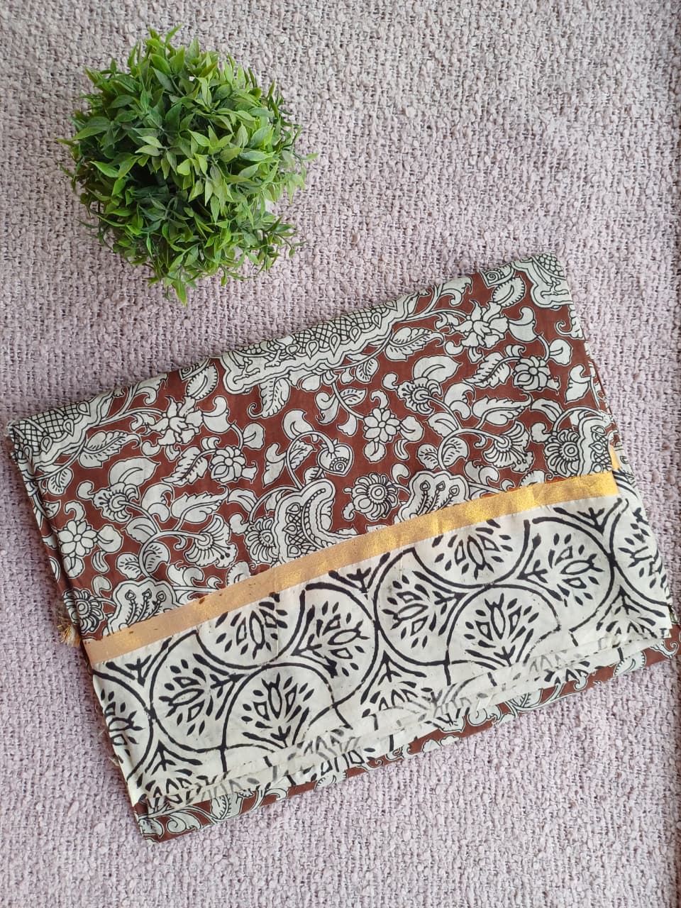 Raha Kalamkari Silk Saree