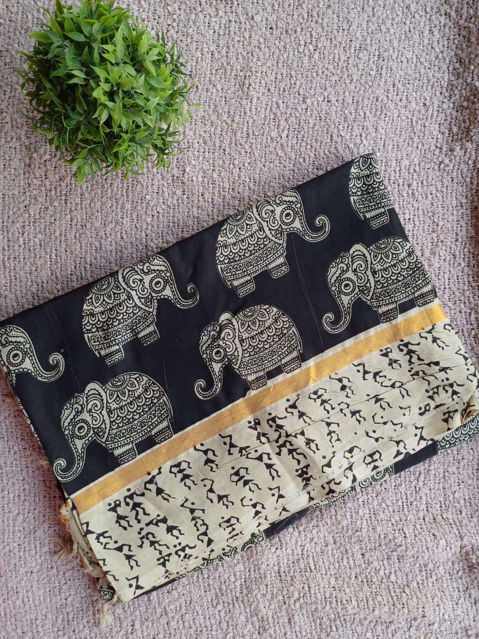 Raha Kalamkari Silk Saree