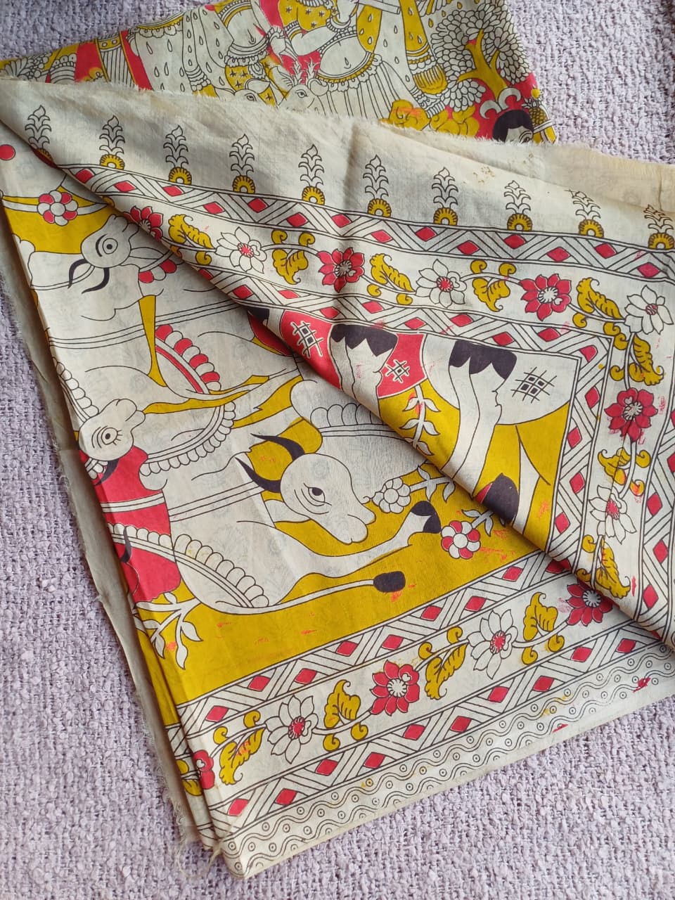 Anvi Kalamkari Silk Saree