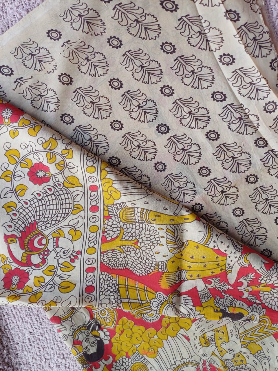 Anvi Kalamkari Silk Saree