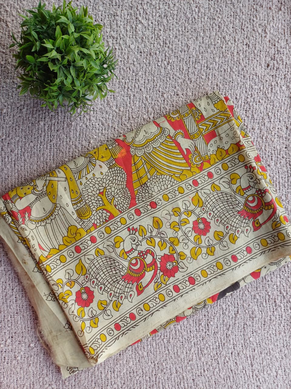 Anvi Kalamkari Silk Saree