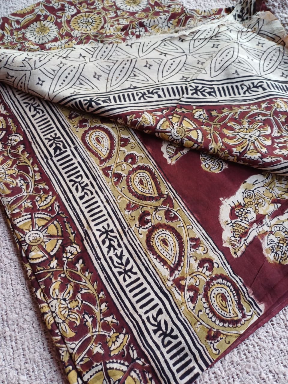 Anvi Kalamkari Silk Saree