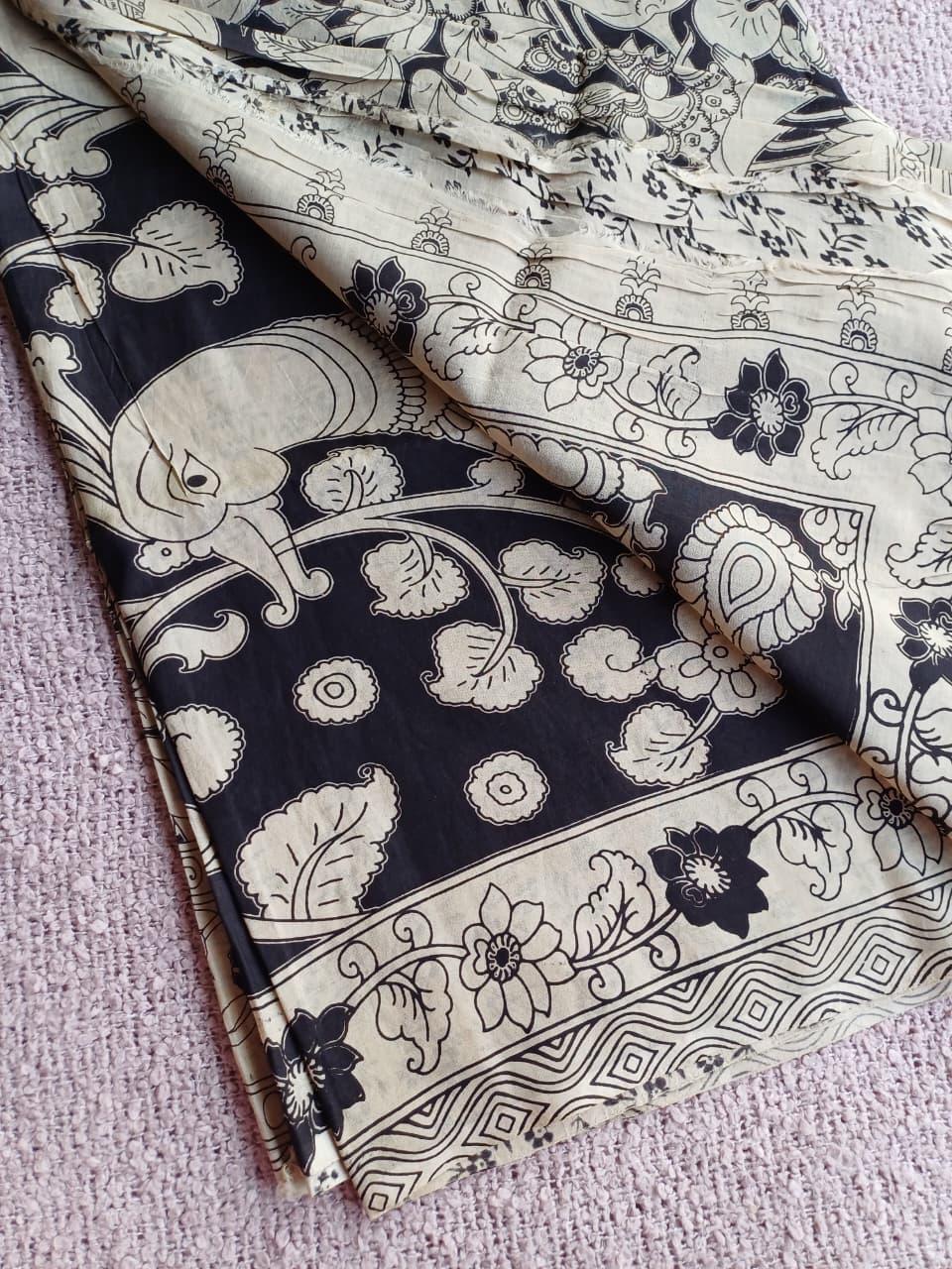 Anvi Kalamkari Silk Saree