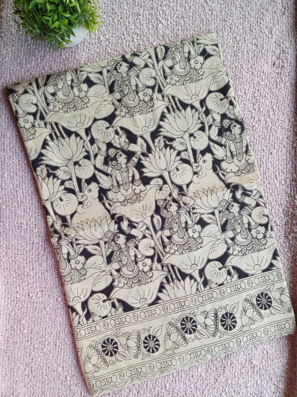 Anvi Kalamkari Silk Saree