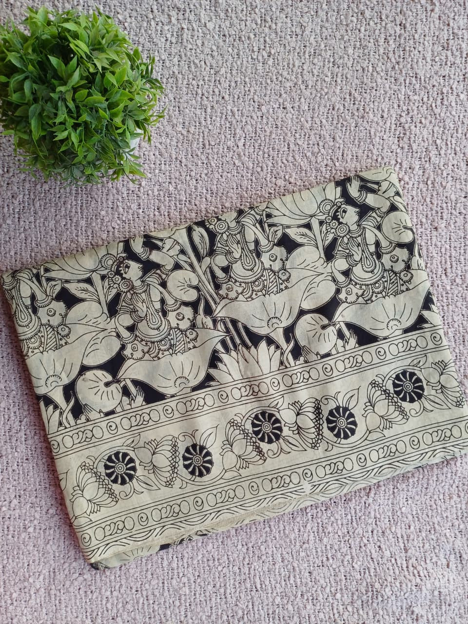 Anvi Kalamkari Silk Saree