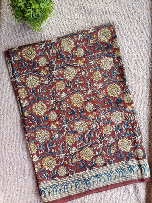 Anvi Kalamkari Silk Saree
