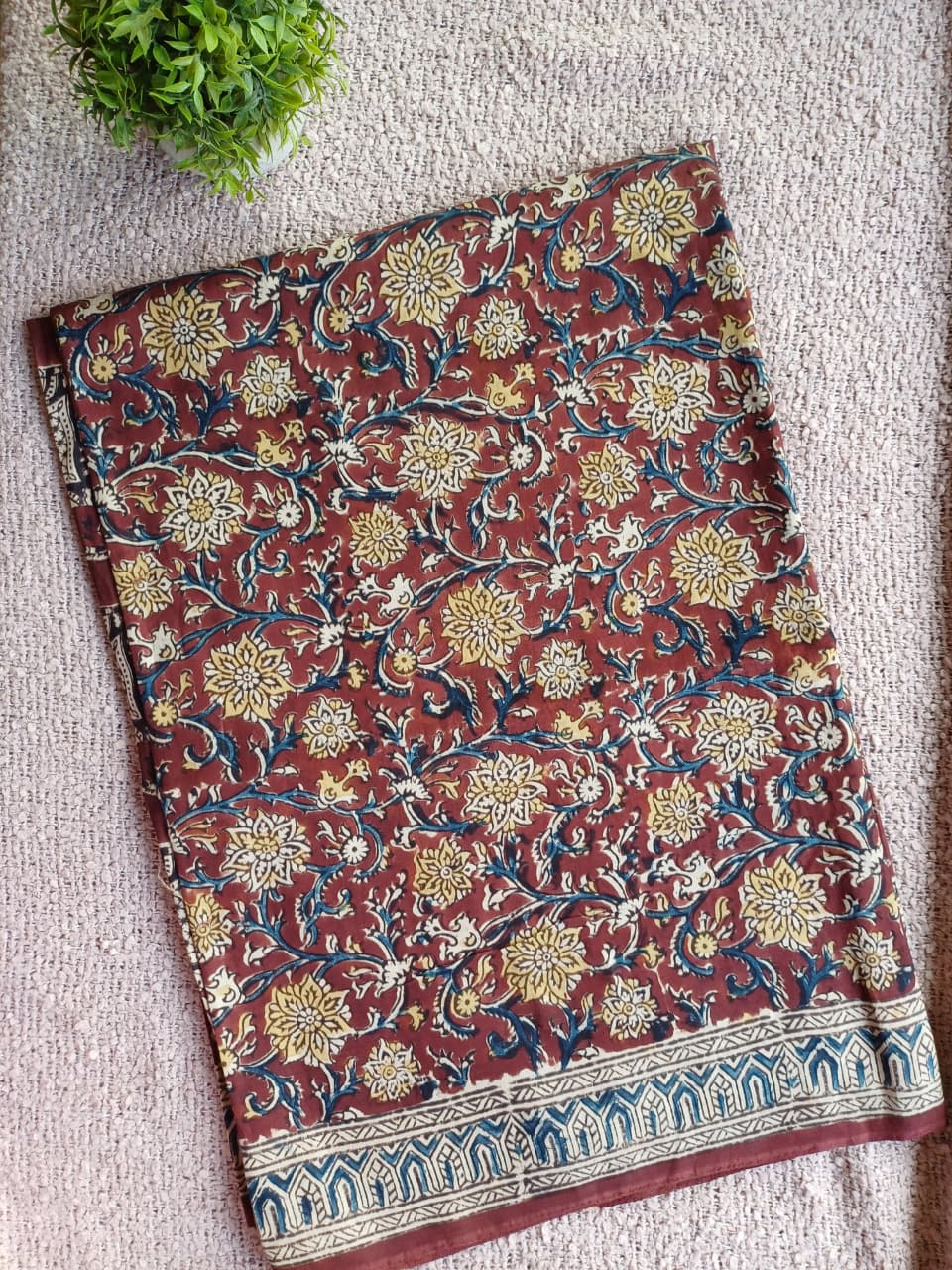 Anvi Kalamkari Silk Saree