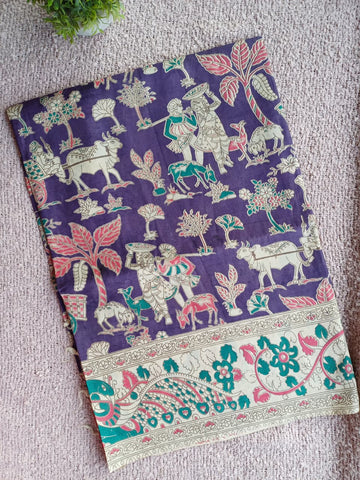 Anvi Kalamkari Silk Saree