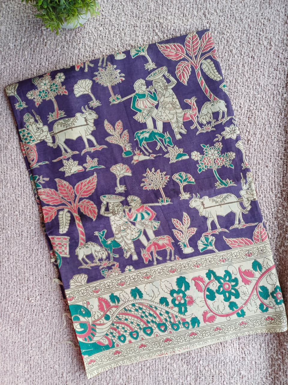 Anvi Kalamkari Silk Saree
