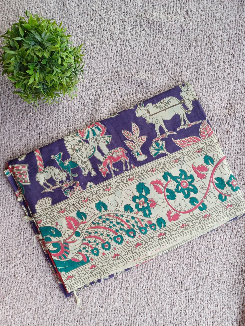 Anvi Kalamkari Silk Saree