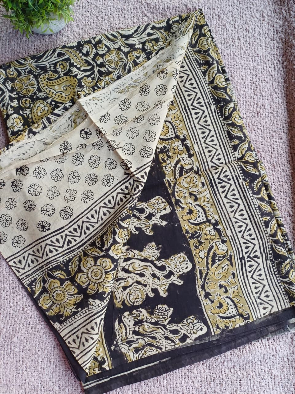 Anvi Kalamkari Silk Saree