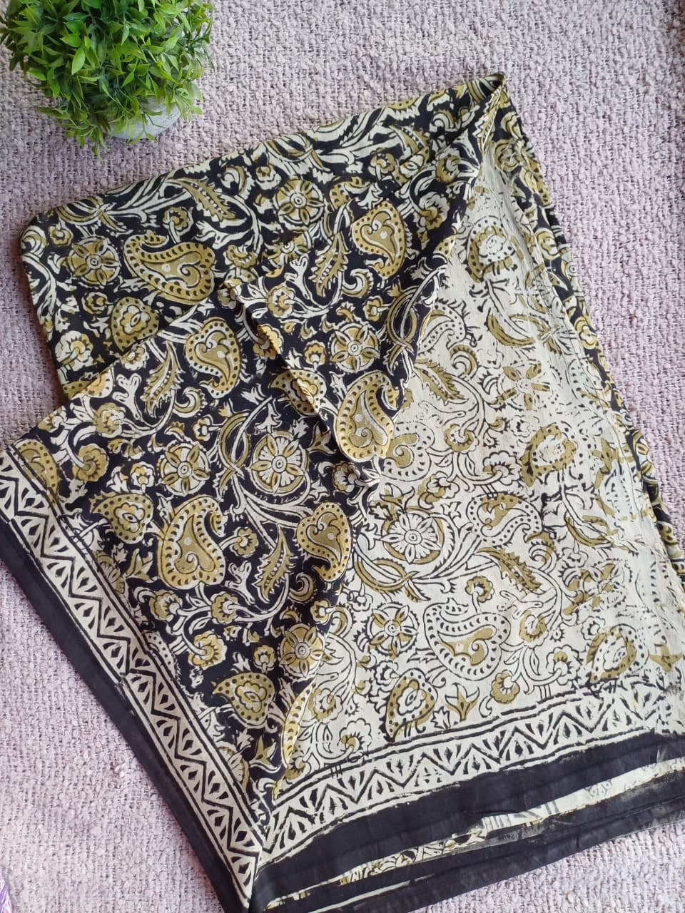Anvi Kalamkari Silk Saree