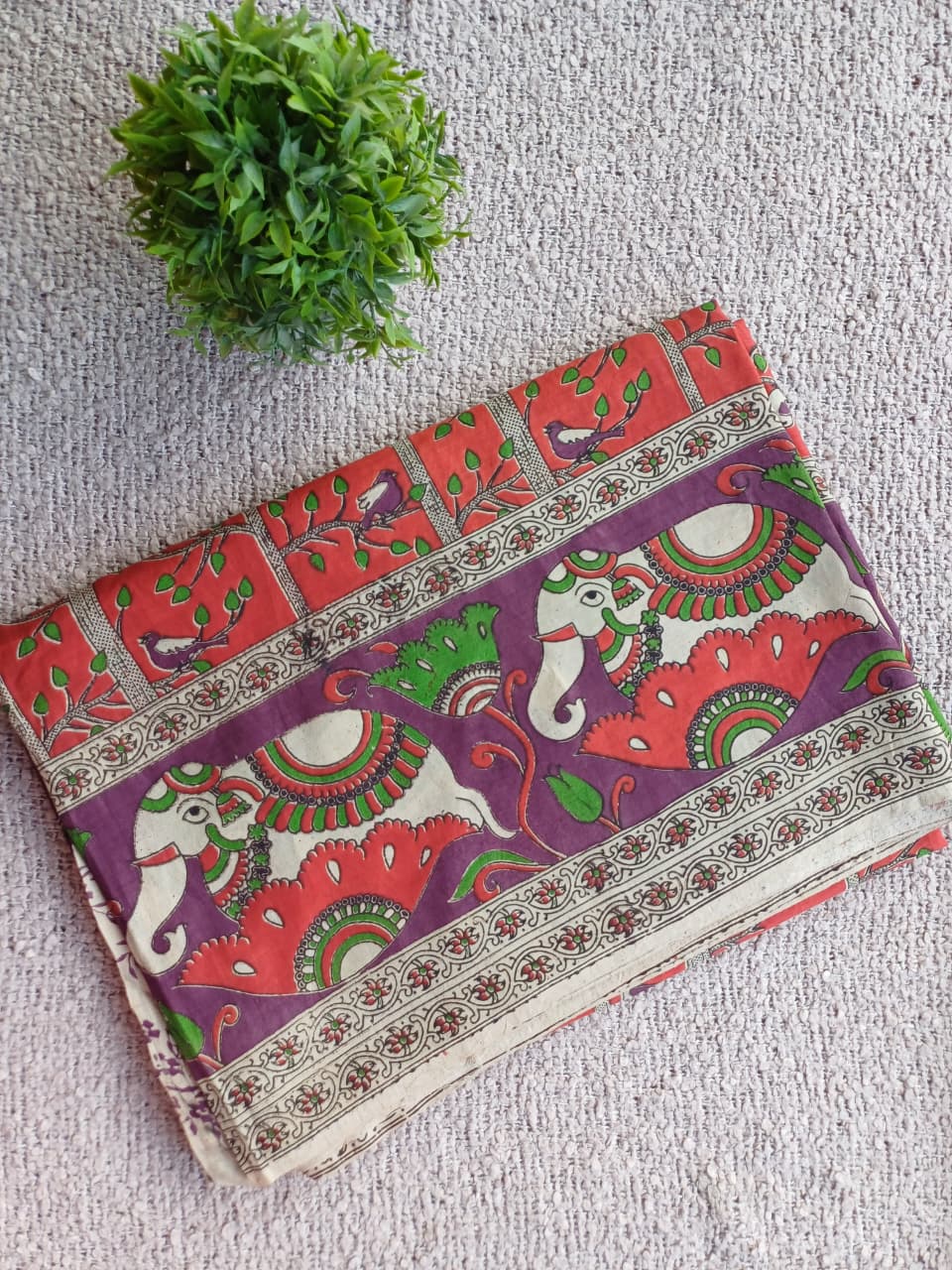 Anvi Kalamkari Silk Saree