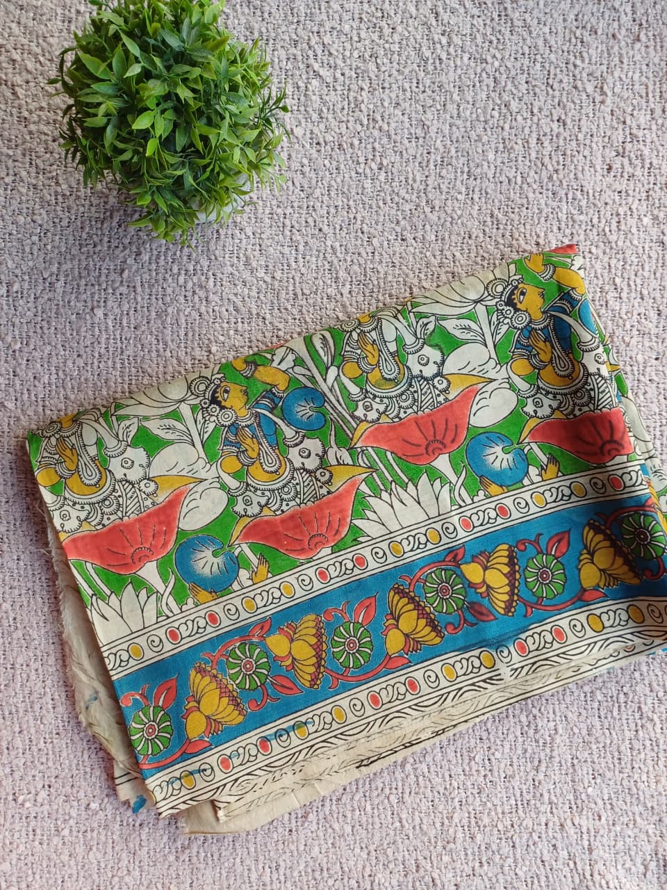 Anvi Kalamkari Silk Saree