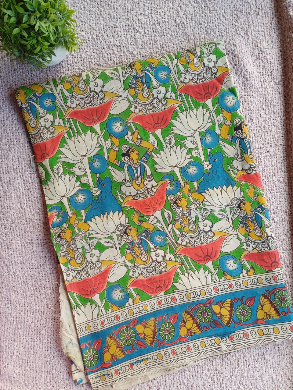 Anvi Kalamkari Silk Saree