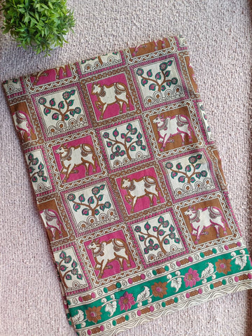 Anvi Kalamkari Silk Saree