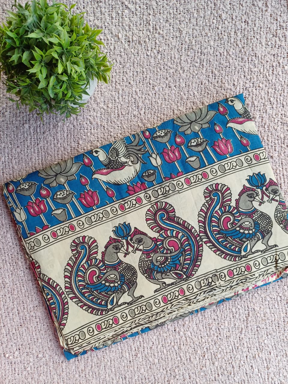 Anvi Kalamkari Silk Saree