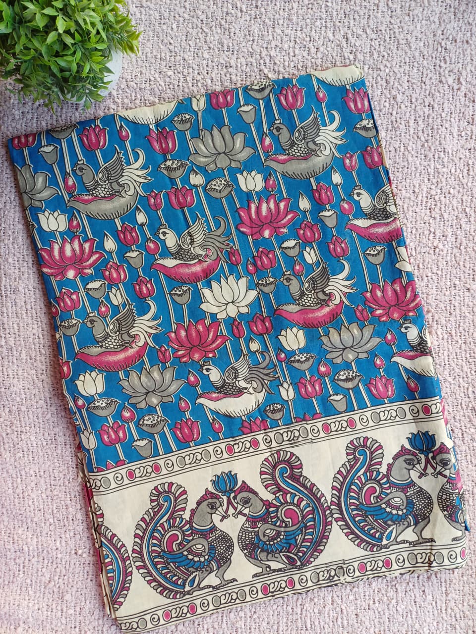 Anvi Kalamkari Silk Saree