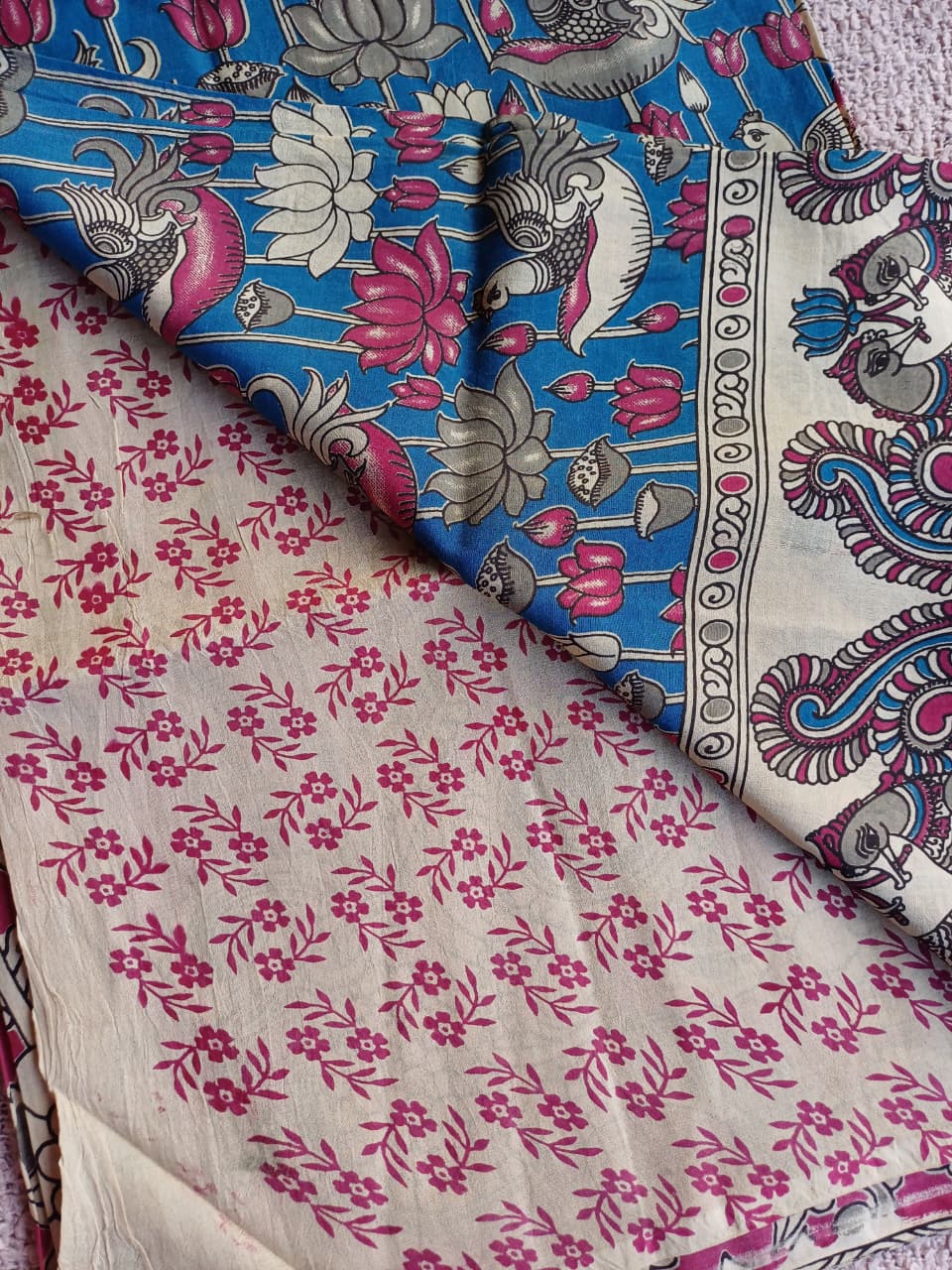 Anvi Kalamkari Silk Saree