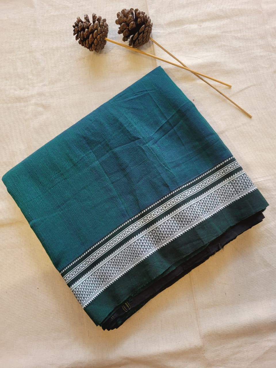 Rama Ilkal Cotton Saree Silk Pallu