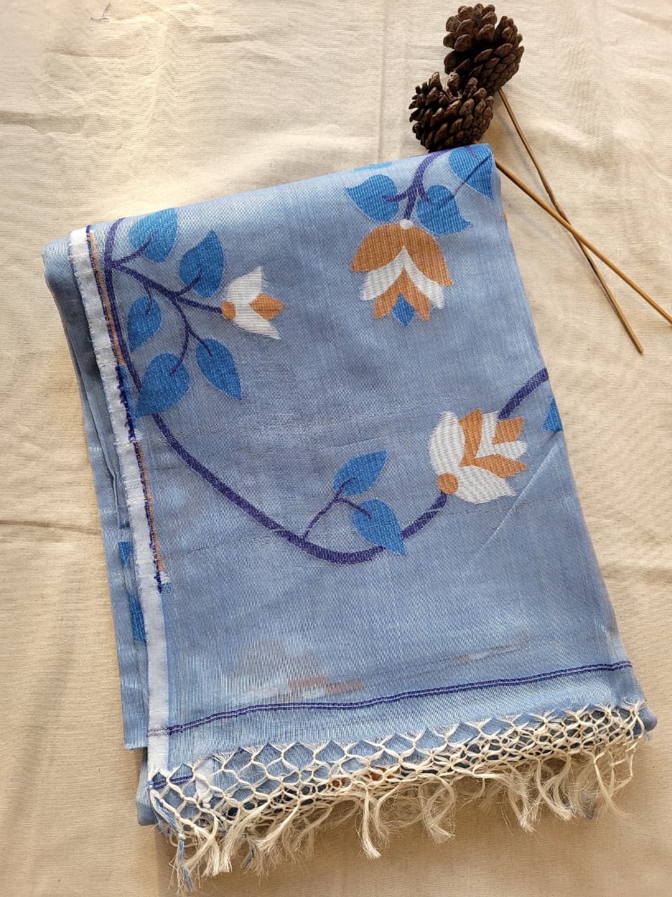 Reet Pure Tussar Saree