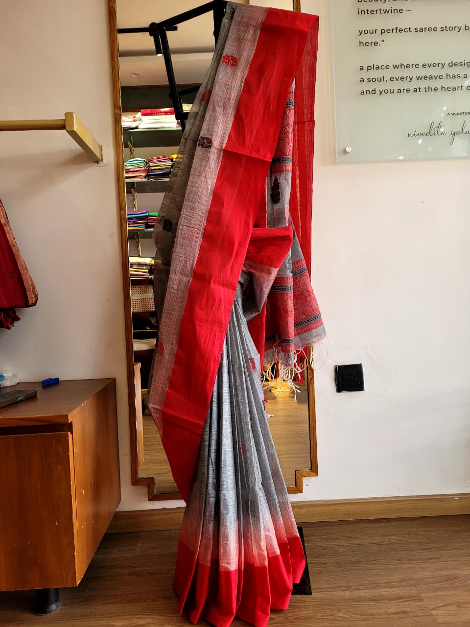 Reet Pure Tussar Saree