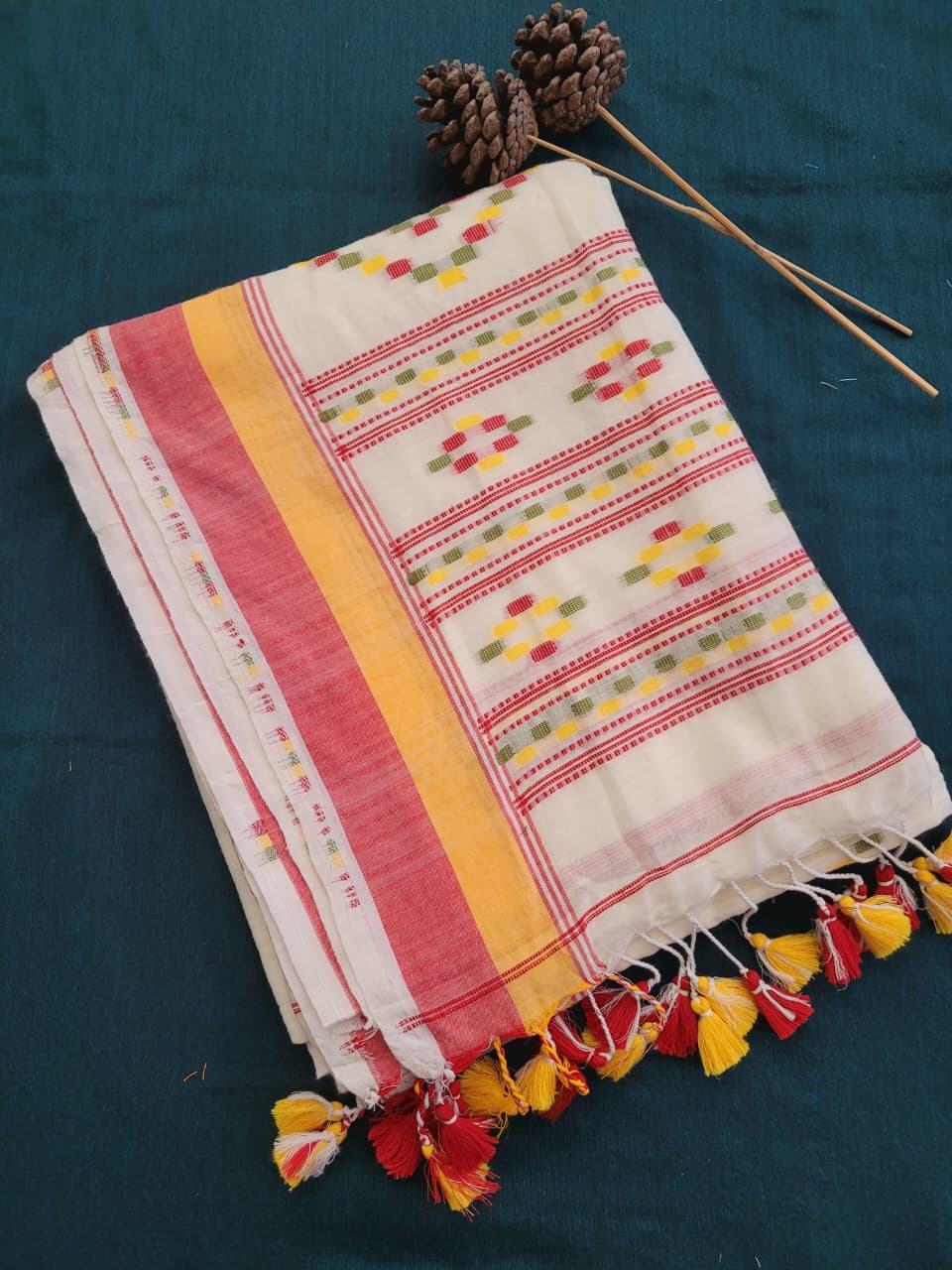 Tanu Cotton Jamdani Saree