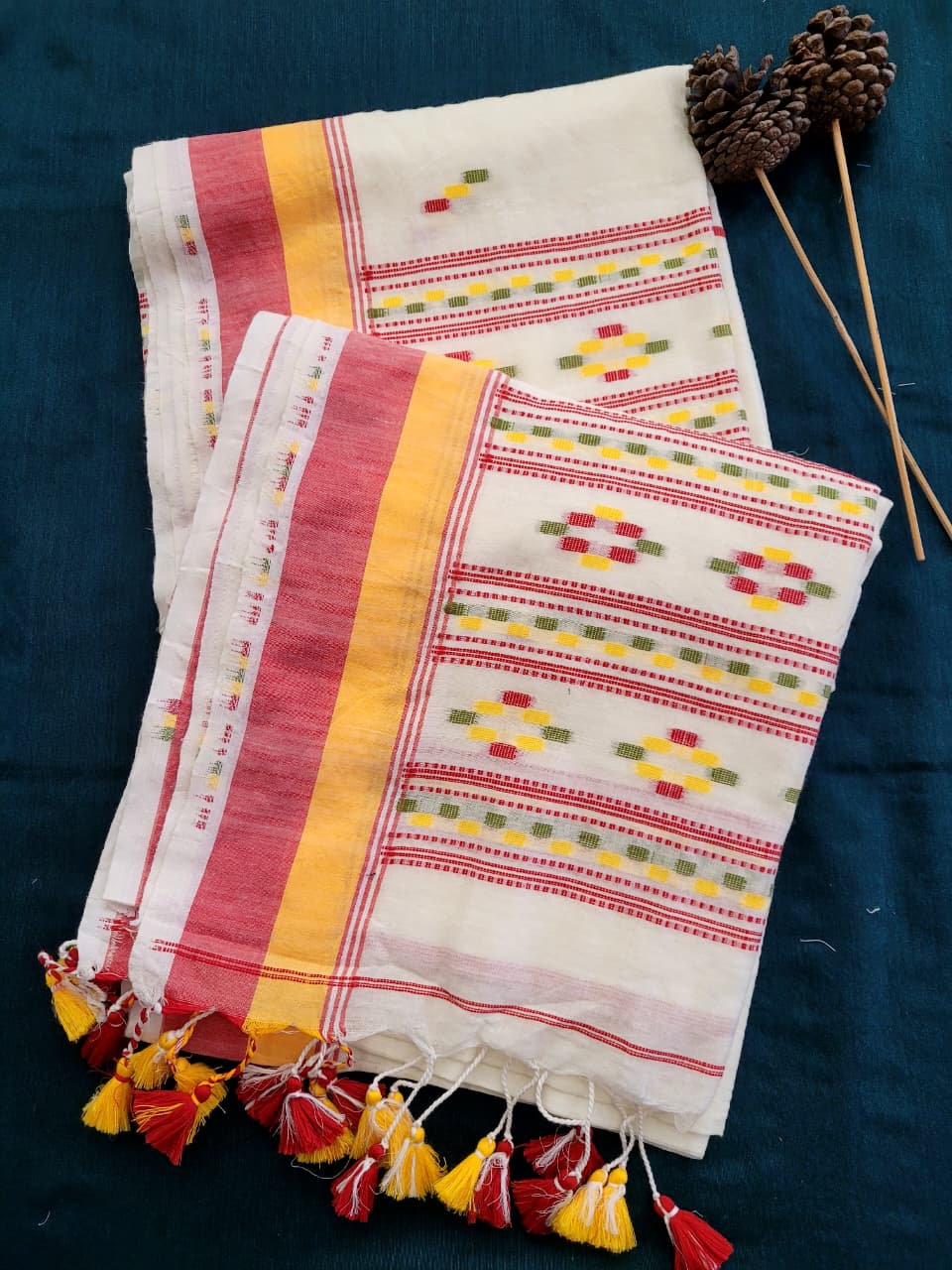 Tanu Cotton Jamdani Saree