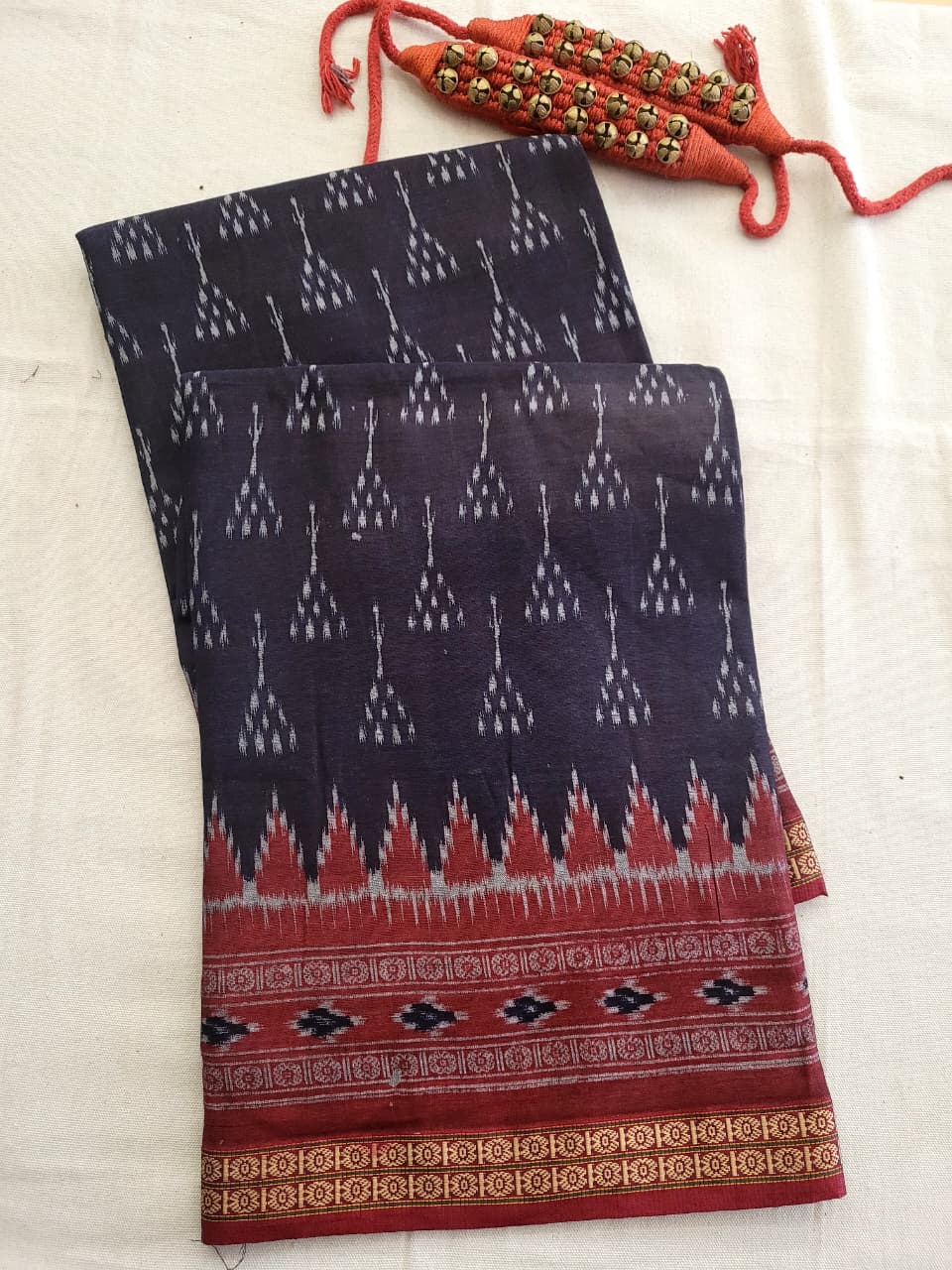 Blue Kalajamun Cotton Saree