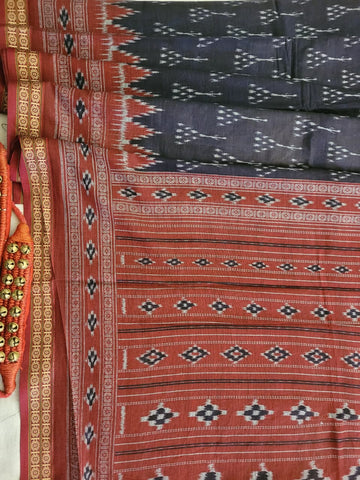 Blue Kalajamun Cotton Saree