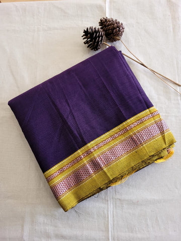 Ilkal Cotton Saree Silk Pallu