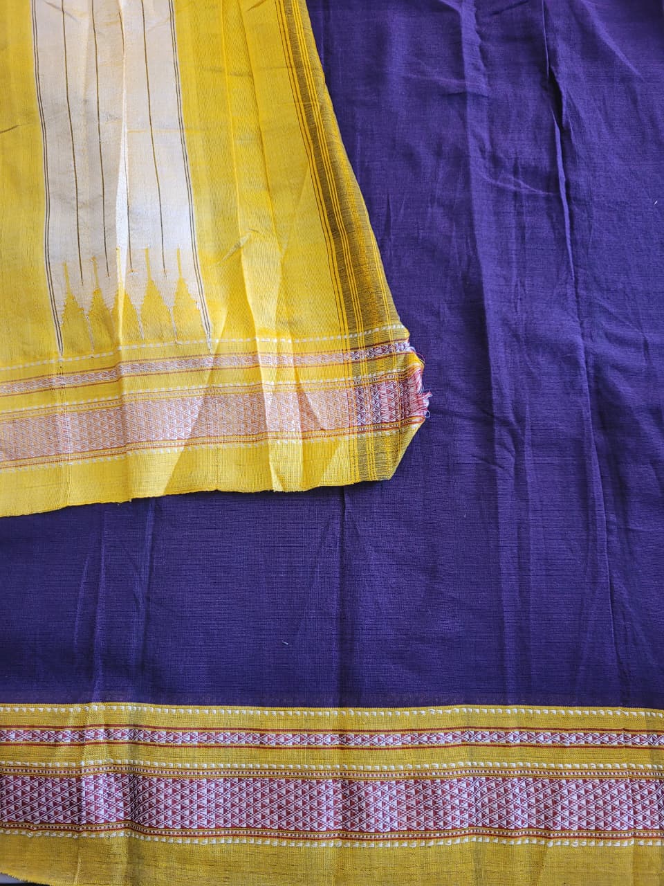 Ilkal Cotton Saree Silk Pallu