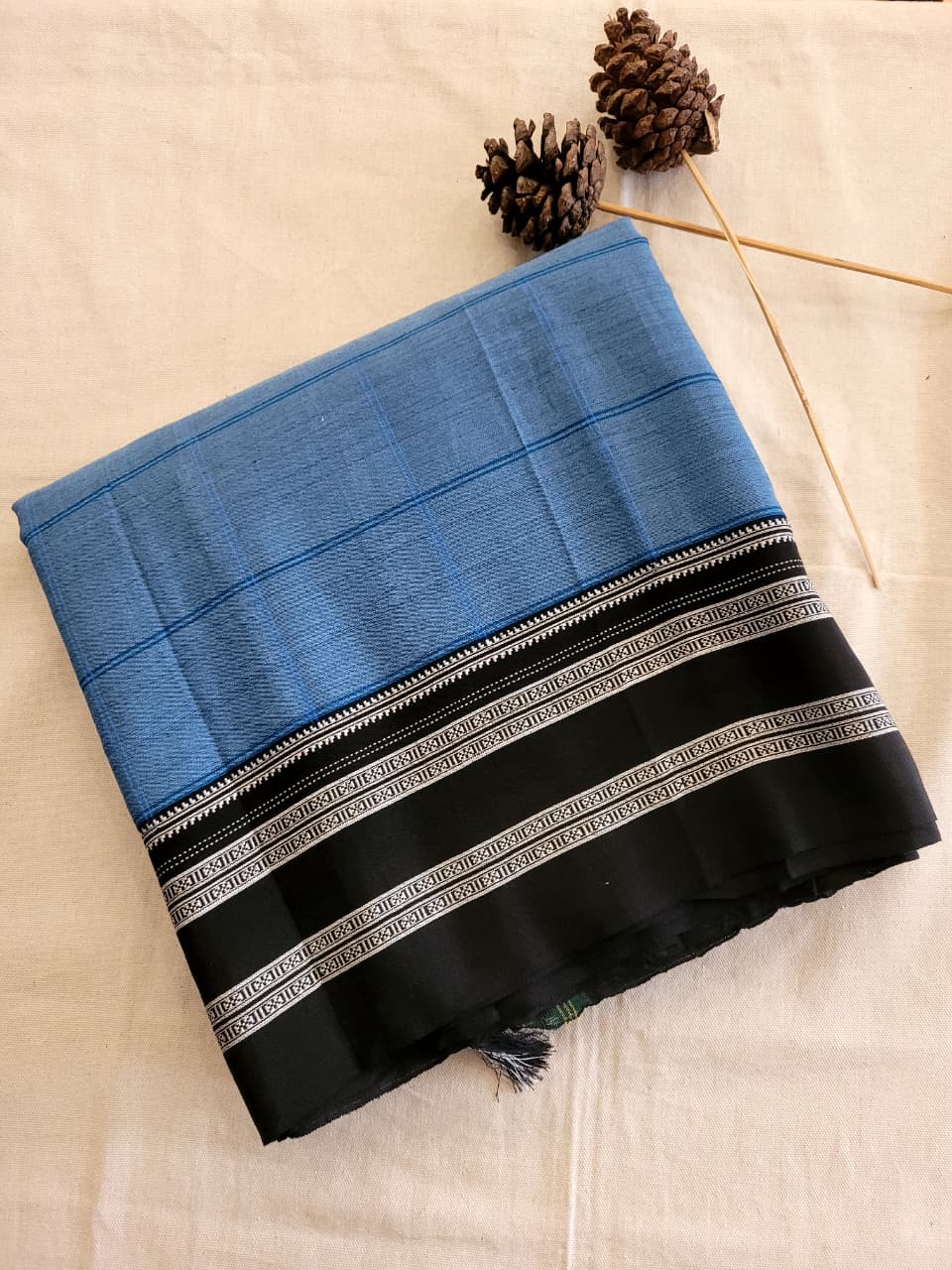 Ilkal Cotton Saree Silk Pallu