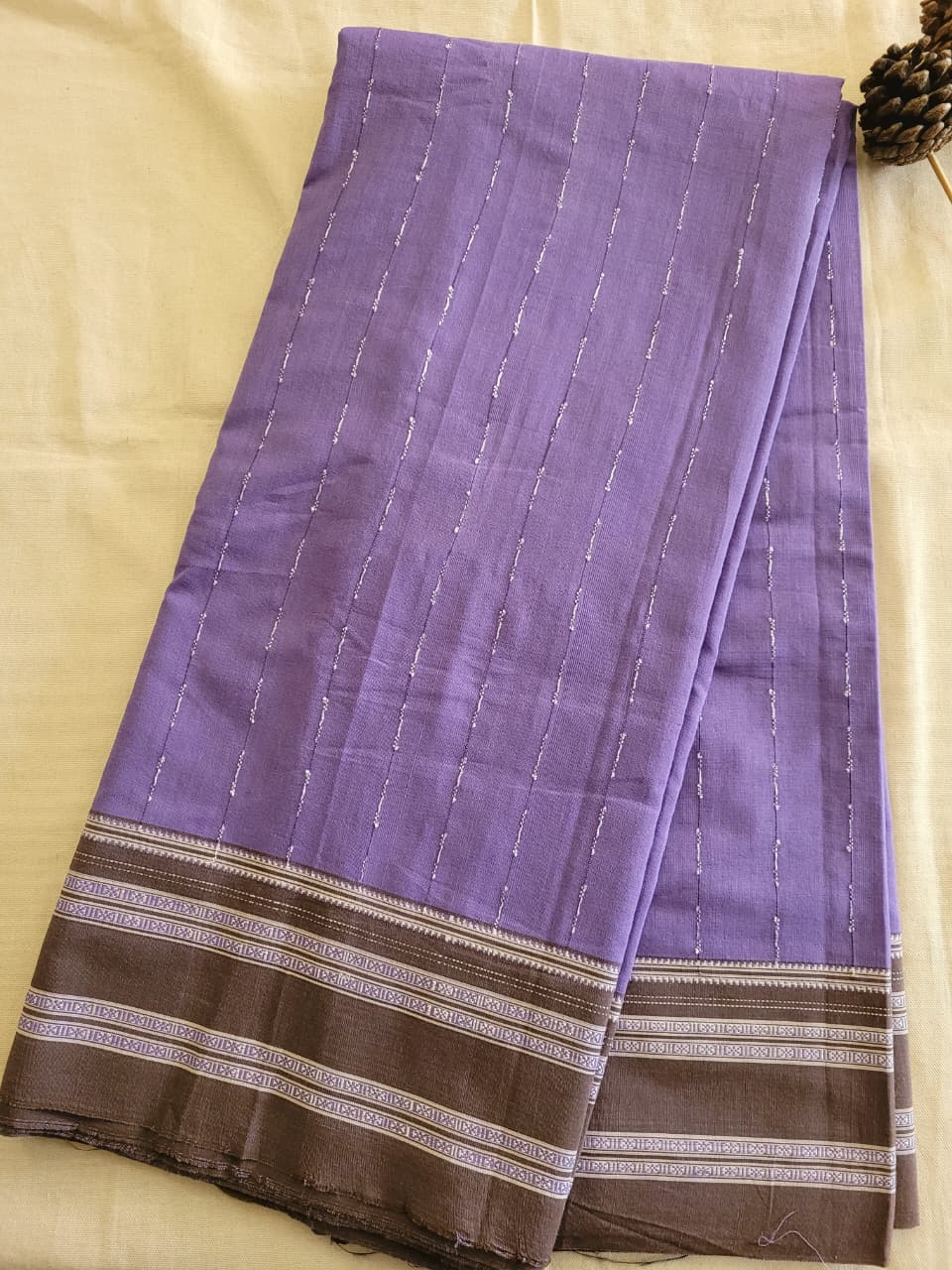 Ilkal Cotton Saree Silk Pallu