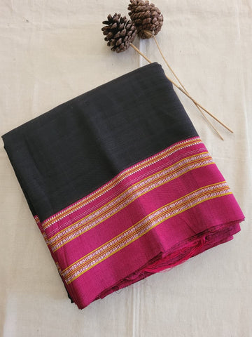 Ilkal Cotton Saree Silk Pallu