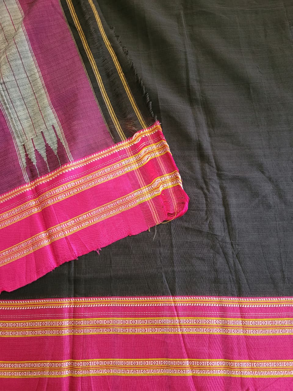 Ilkal Cotton Saree Silk Pallu