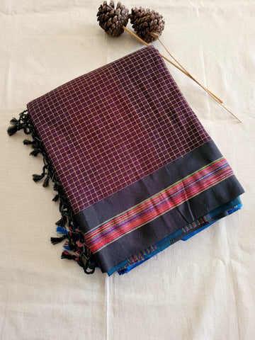 Brown Hampa Pattedanchu Saree