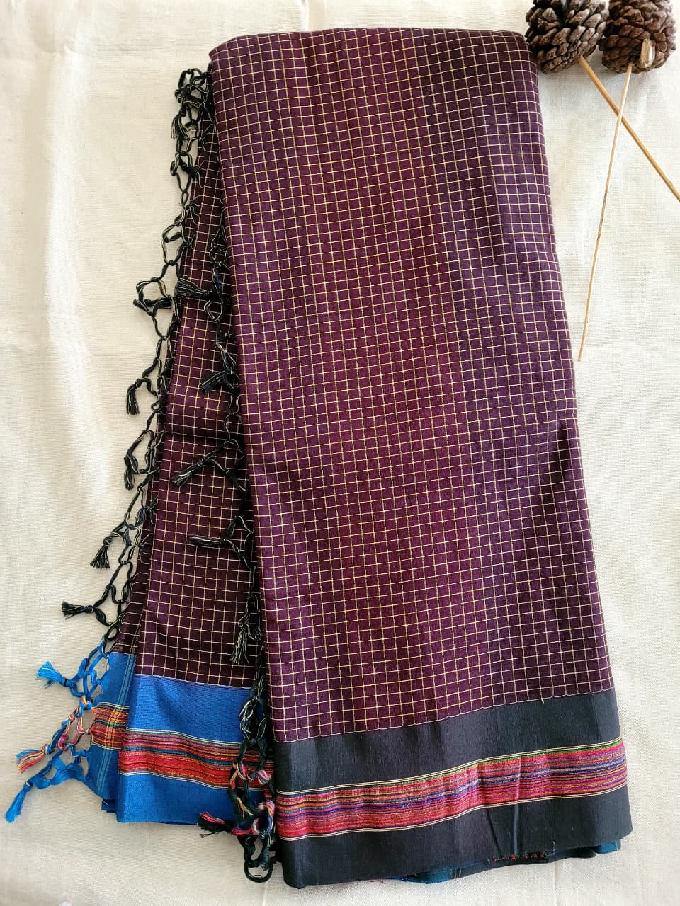 Brown Hampa Pattedanchu Saree