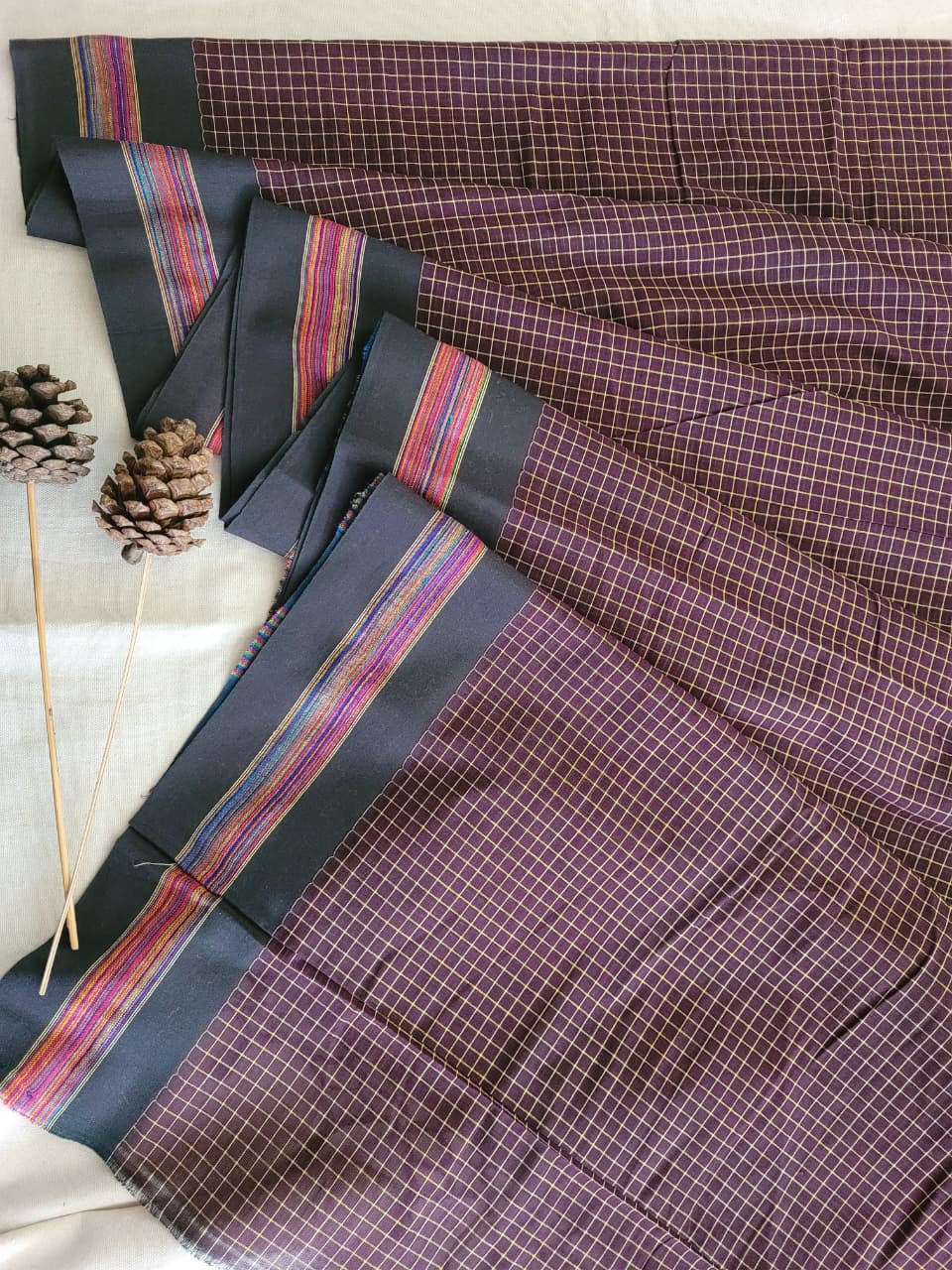 Brown Hampa Pattedanchu Saree