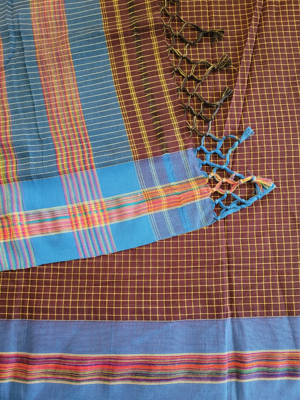 Brown Hampa Pattedanchu Saree