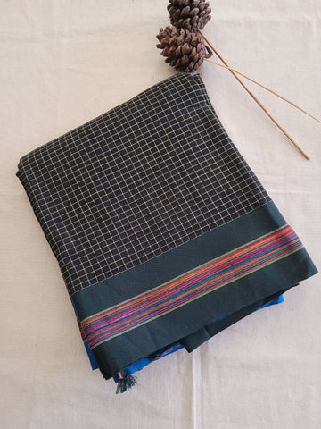 Black Hampa Pattedanchu Saree