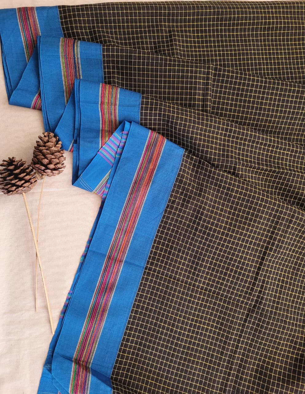 Black Hampa Pattedanchu Saree
