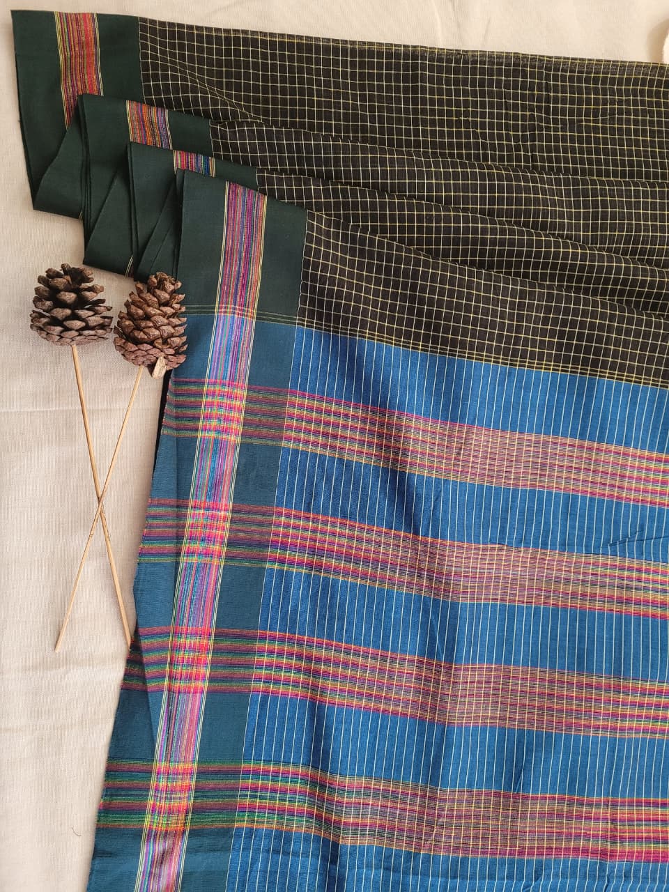 Black Hampa Pattedanchu Saree