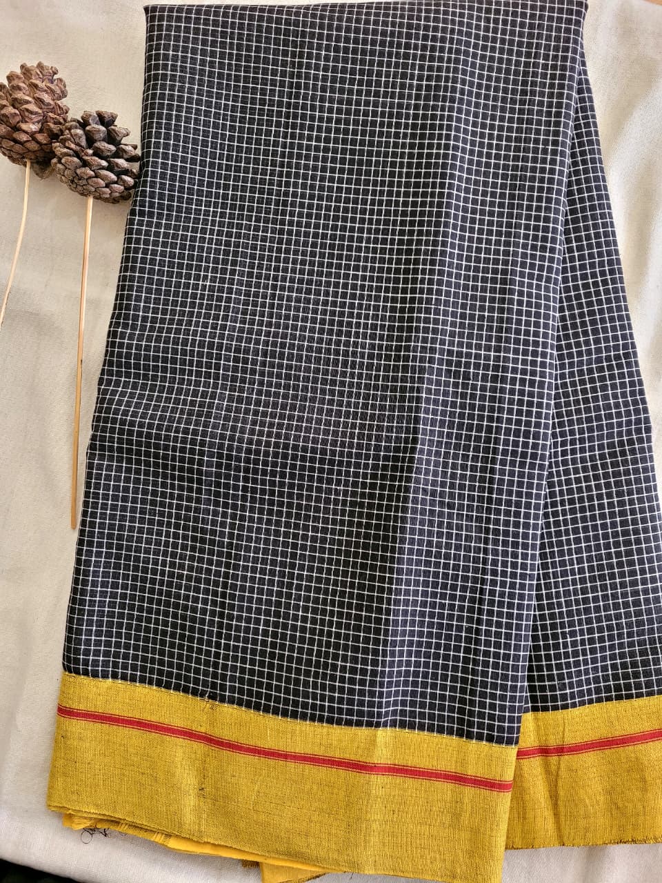 Black Hampa Pattedanchu Saree